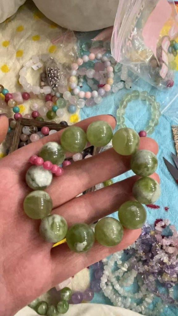 Handmade Jade Fortune Bracelet - Lucky Charm, Overige materialen, Nieuw, Ophalen of Verzenden, Met edelsteen