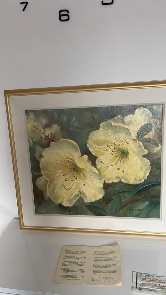 Olieverfschilderij Marc Lamers Bloemen, Ophalen of Verzenden