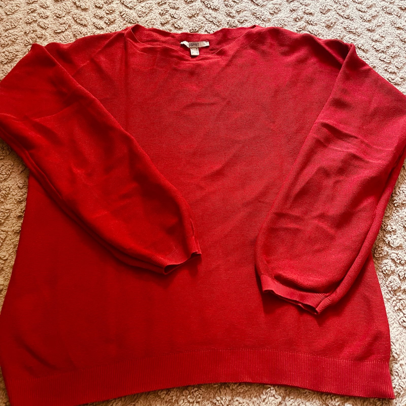 Esprit Rode Trui Maat M- Zo goed als nieuw, Ophalen of Verzenden, Zo goed als nieuw, Maat 38/40 (M), Rood