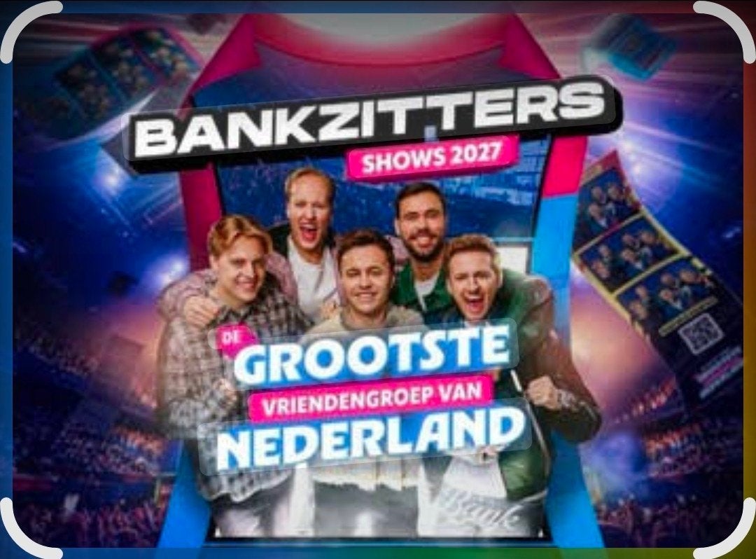 2 kaartjes voor bankzitters 16+ donderdagavond 4 feb 20:30, Twee personen