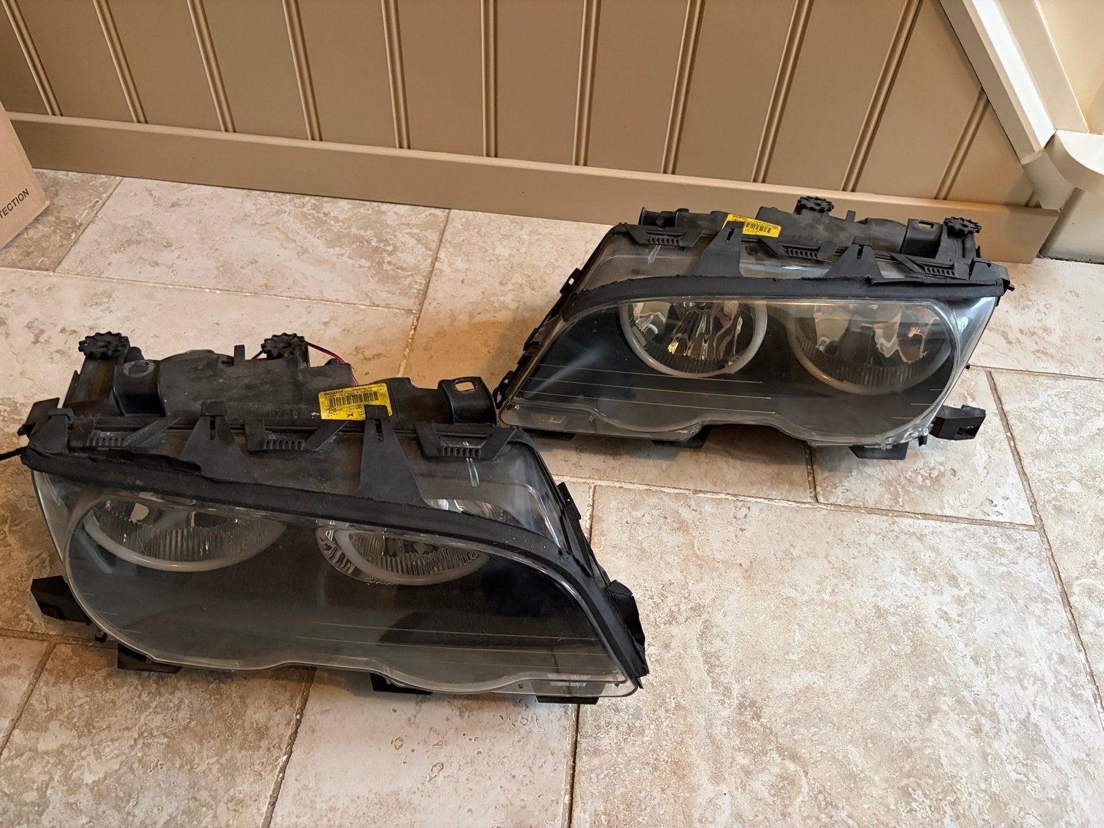 BMW E46 Pre-facelift Koplampen Set (Links & Rechts), Auto-onderdelen, Ophalen, Gebruikt, BMW