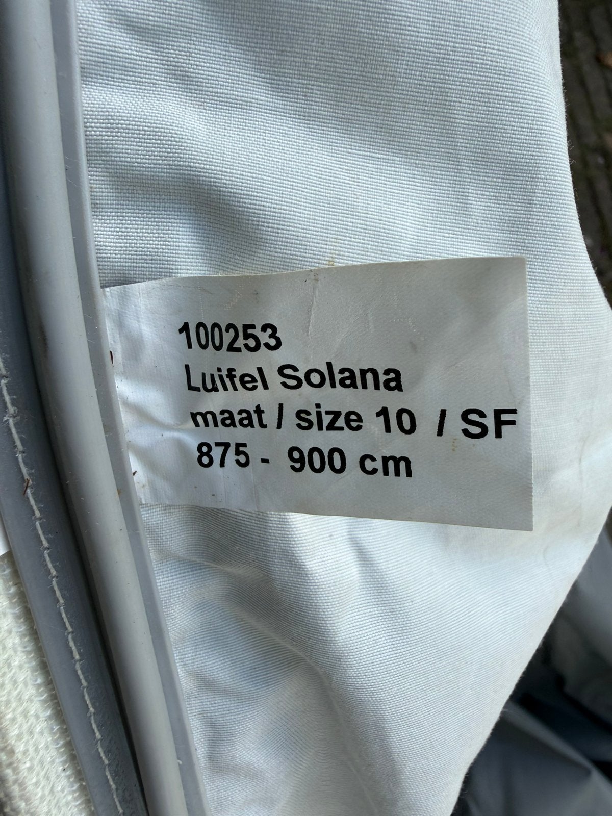 Dorema luifel mt 10 8.75-9.00, Ophalen of Verzenden, Zo goed als nieuw