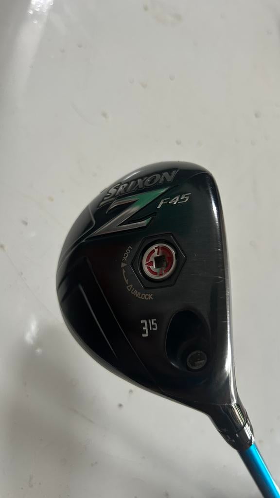 Srixon Z F45 fairway wood 3, 15 graden, miyazaki blue, Ophalen of Verzenden, Gebruikt, Club