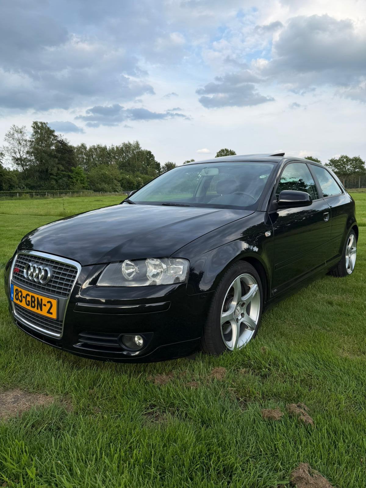Audi A3 2.0 Tfsi 147KW 3D 2008 Zwart, Auto's, 1295 kg, 4 cilinders, 1984 cc, Zwart
