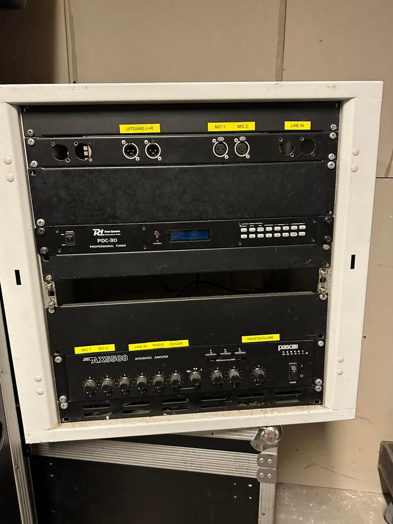100volt geluidset, Audio, Tv en Foto, Audio, Gebruikt, Ophalen of Verzenden