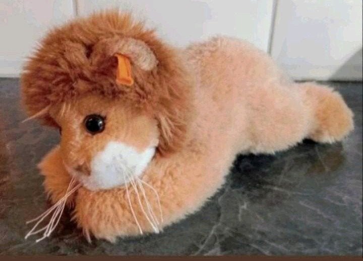 Leeuw steiff 25cm.         Nr1, Ophalen, Zo goed als nieuw, Overige typen