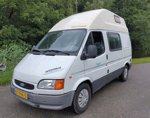 Ford Transit Westfalia Nugget buscamper 1996, Chemisch toilet, Buscamper of Camperbus, Dakluik, Ford