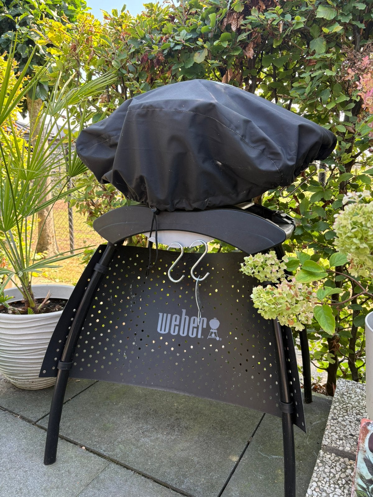 Weber elektrische bbq inclusief stand en hoes, Ophalen of Verzenden