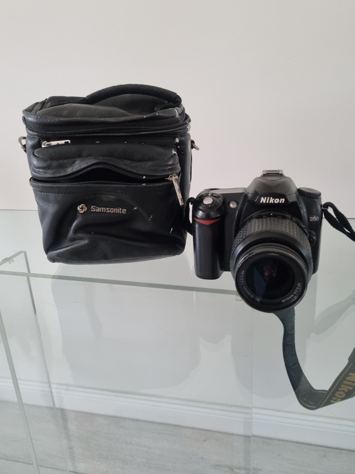 Nikon D50 DSLR camera + 18-55mm lens compleet, Ingebouwde flitser, Gebruikt, Spiegelreflex, Ophalen of Verzenden