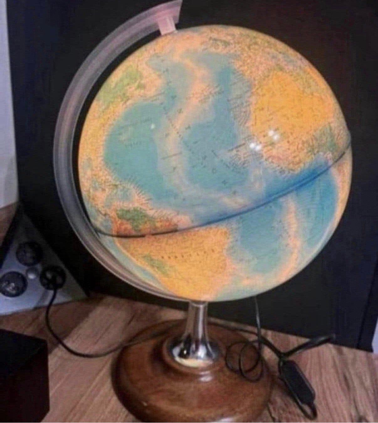 Vintage Nova Rico Globe, Ophalen of Verzenden, Verlicht, Zo goed als nieuw
