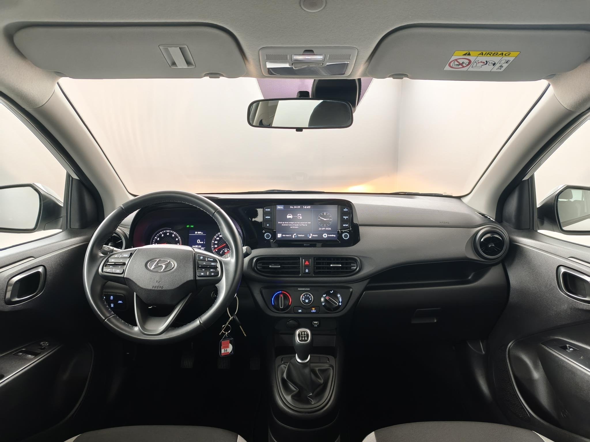 Hyundai i10 1.0 Comfort | Apple CarPlay / Android Auto | Air, Auto's, Voorwielaandrijving, Stof, Gebruikt, 899 kg