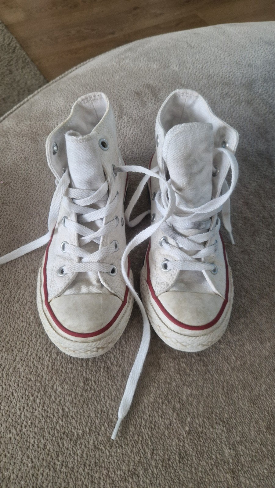 Witte Converse All Star sneakers, maat 31, Gebruikt, Converse, Jongen of Meisje, Schoenen