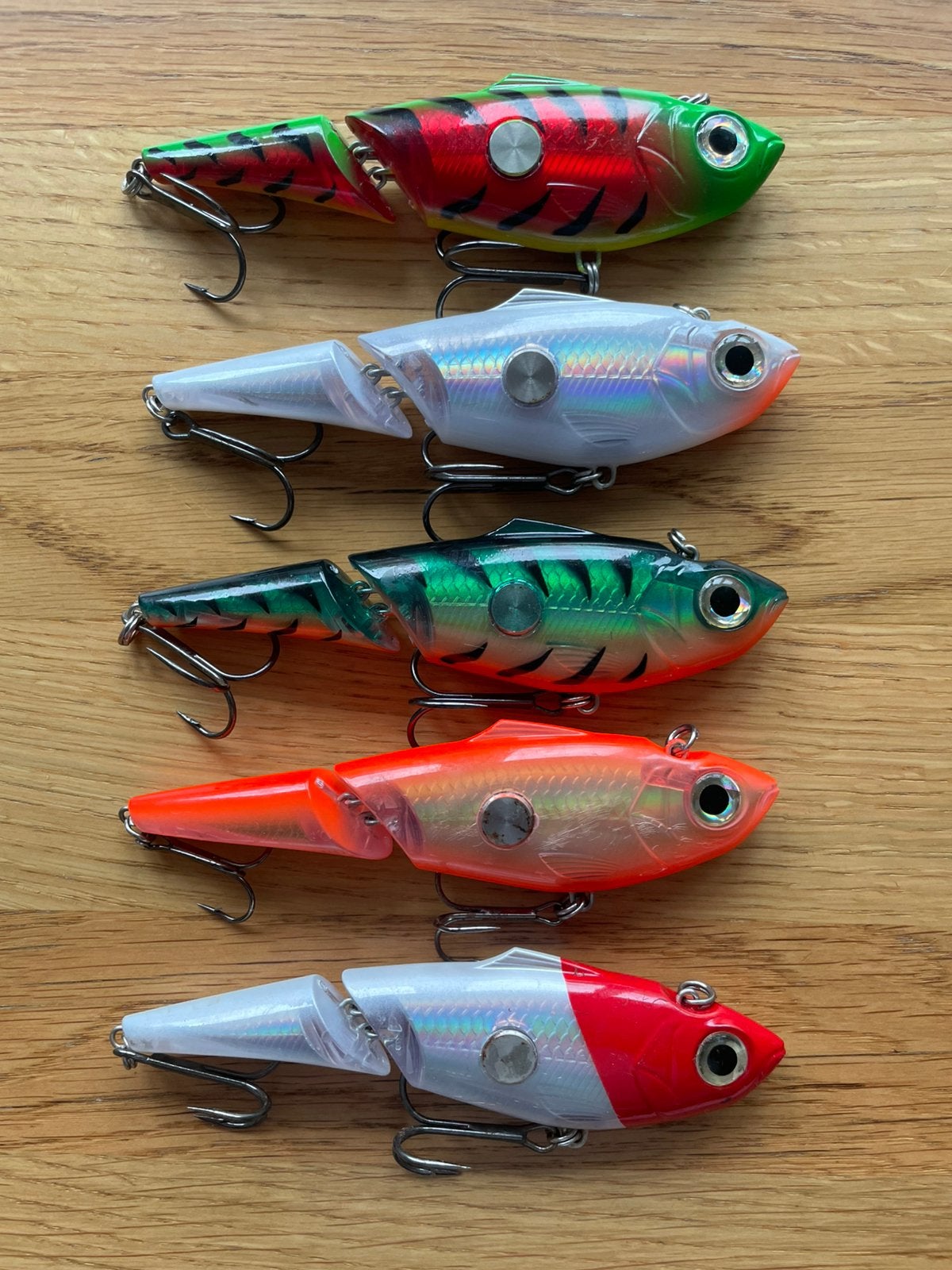 Te koop: 5x Rapala Clackin Rap 14, Ophalen of Verzenden, Zo goed als nieuw, Overige typen