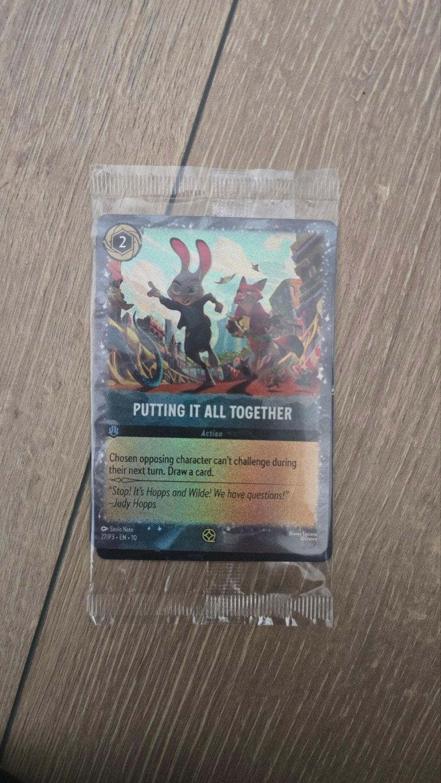 Zootopia promo lorcana card, Hobby en Vrije tijd, Ophalen of Verzenden, Nieuw