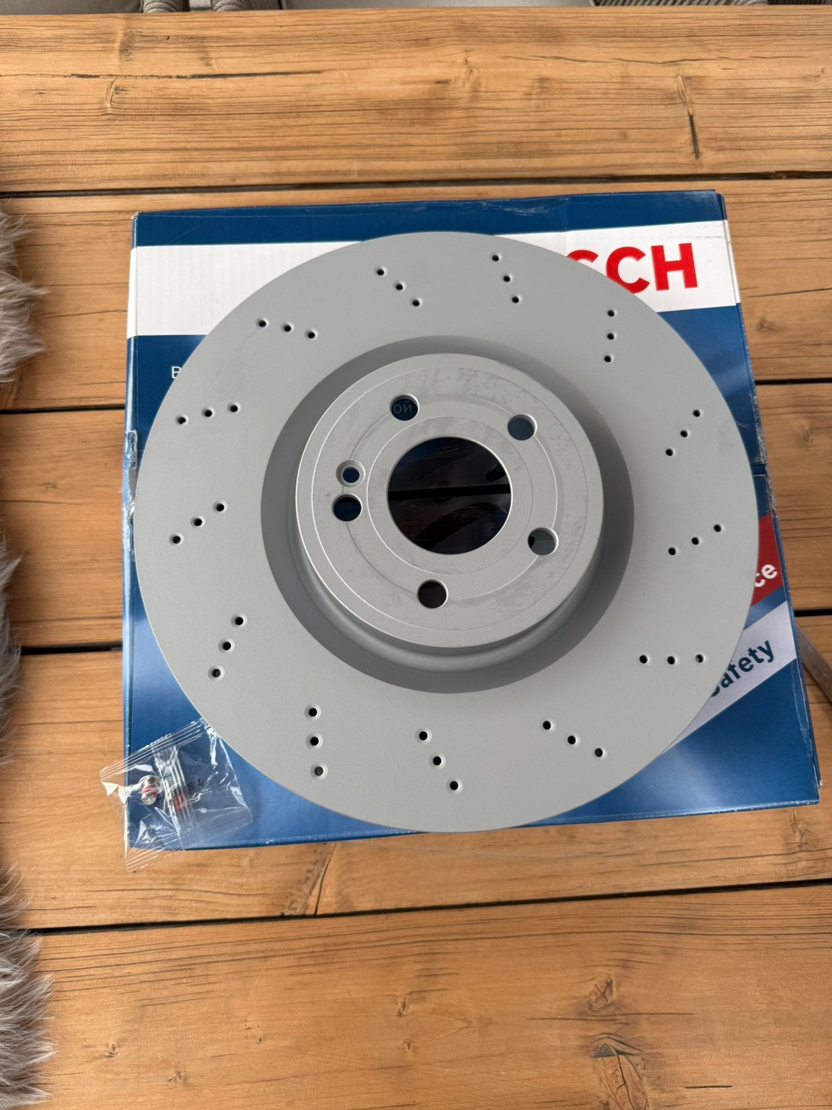 Bosch remschijven geperforeerd 5x112 mercedes, Ophalen of Verzenden, Nieuw