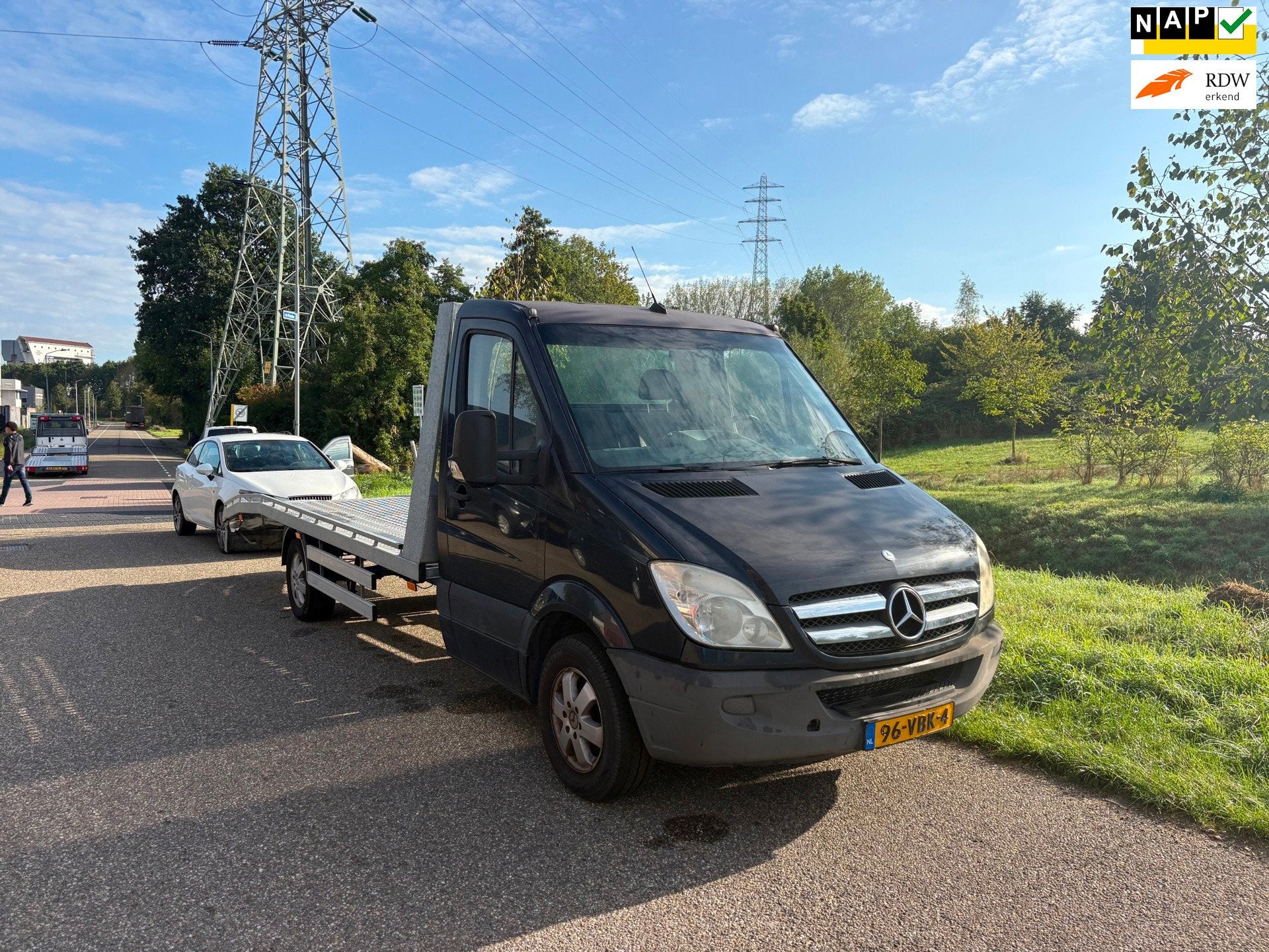 Mercedes-Benz Sprinter 311 2.2 CDI 432 Oprijwagen | LEES TEK, Auto's, Achterwielaandrijving, Gebruikt, 4 cilinders, Bedrijf