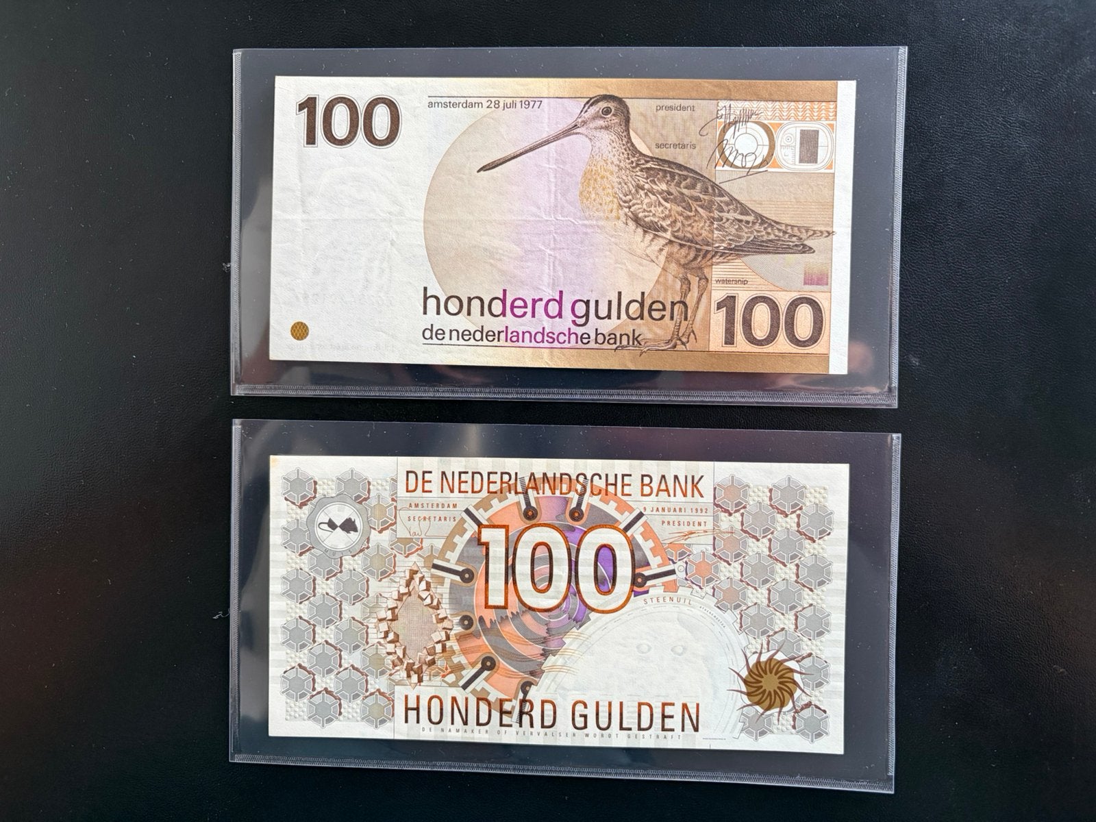 2x 100 guldenbiljet Snip & Steenuil, Ophalen of Verzenden, 100 gulden