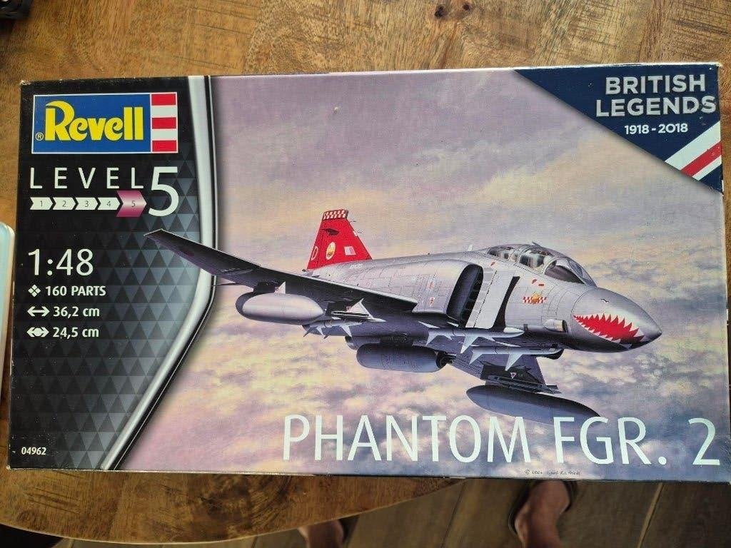 Revell PHANTOM FGR. 2, Hobby en Vrije tijd, Modelbouw | Vliegtuigen en Helikopters, Revell, Nieuw, Ophalen of Verzenden, Groter dan 1:72