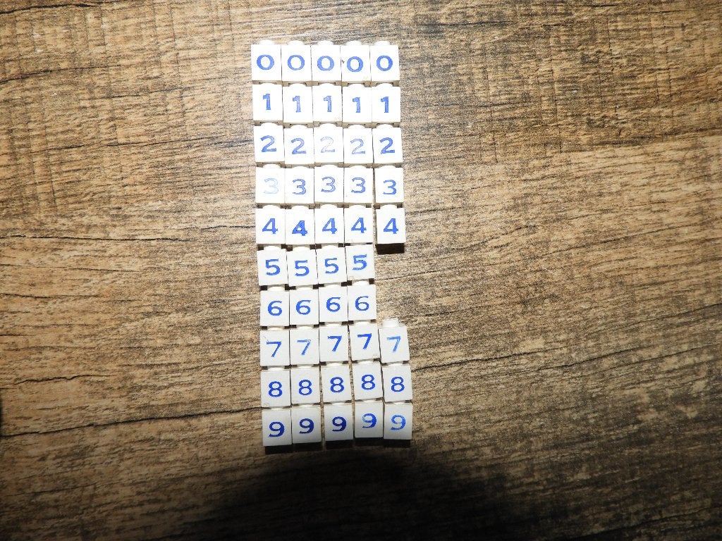 Lego 237 Vintage Number Bricks, Gebruikt, Overige thema's, Lego, Ophalen of Verzenden