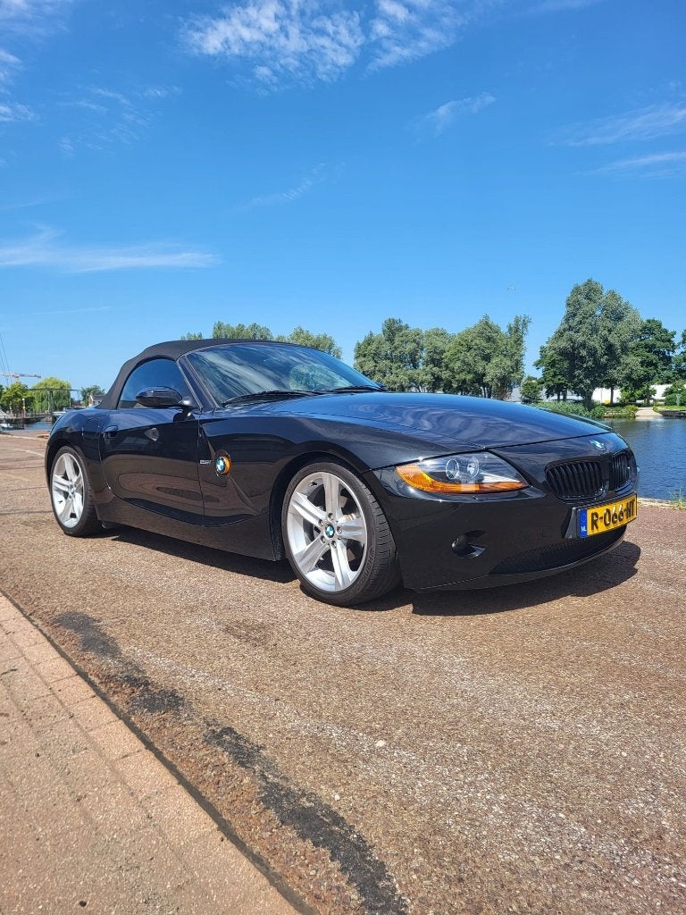 BMW Z4 Roadster 2004 zwart, Zwart, Cabriolet, Zwart, Leder