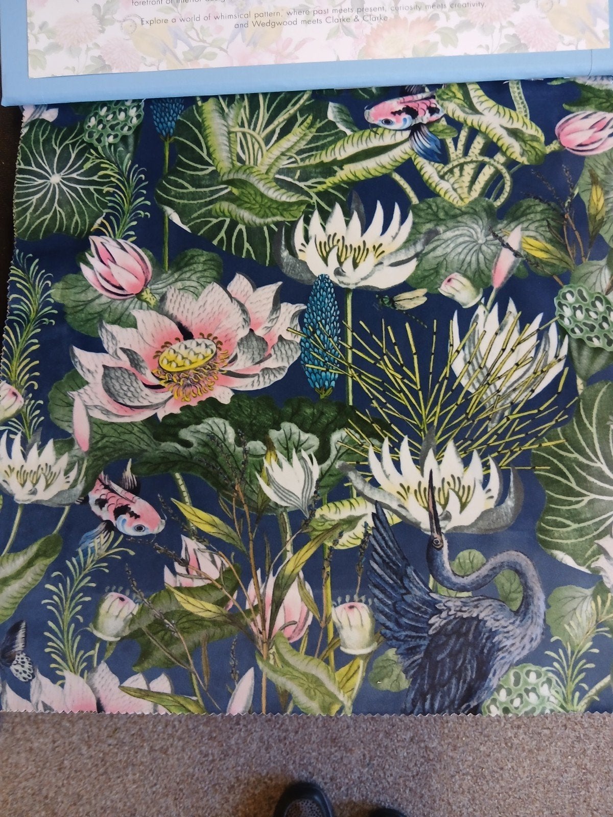Clarke & Clarke Wedgwood Botanical Wonders Stofstalen, Ophalen, Overige materialen, Meerkleurig, Nieuw