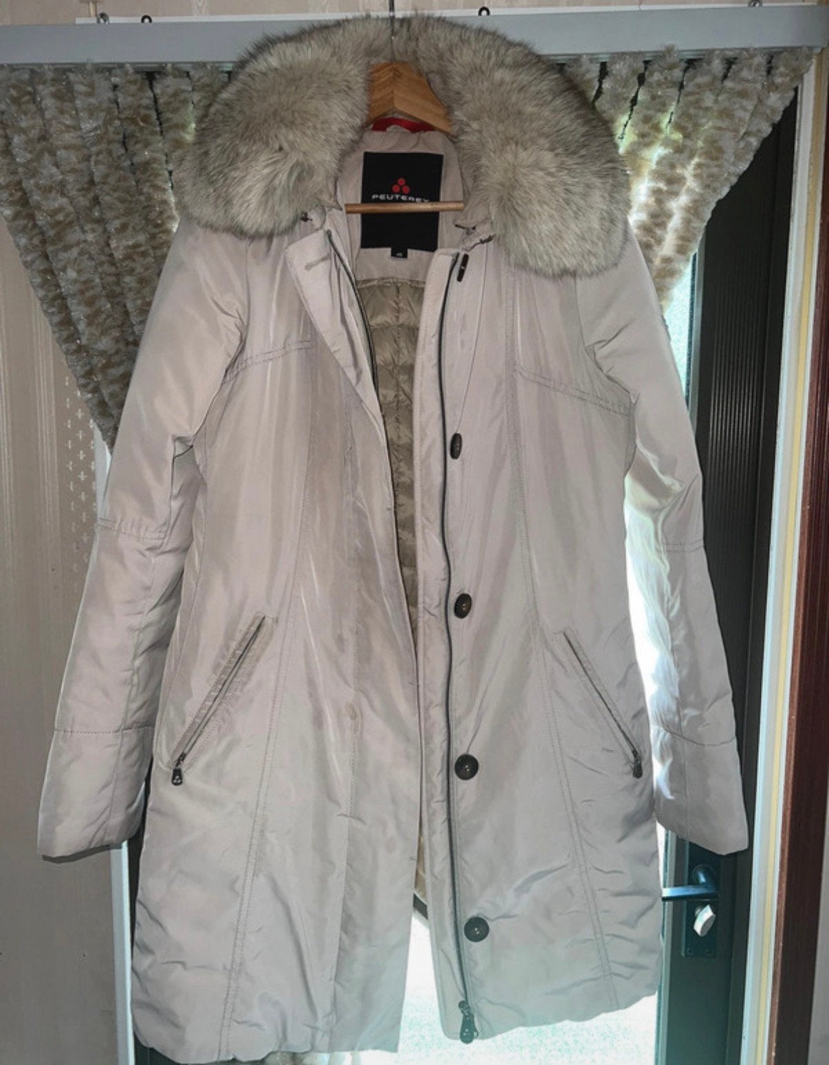 Peuterey jas, Ophalen, Zo goed als nieuw, Maat 46/48 (XL) of groter, Zwart