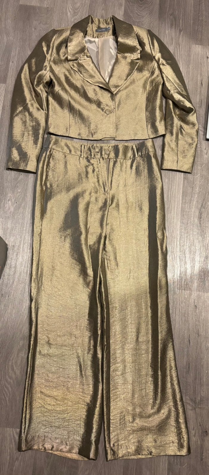 Gouden pak van Geisha, Kleding | Dames, Kostuum of Pak, Nieuw, Ophalen of Verzenden, Maat 36 (S)