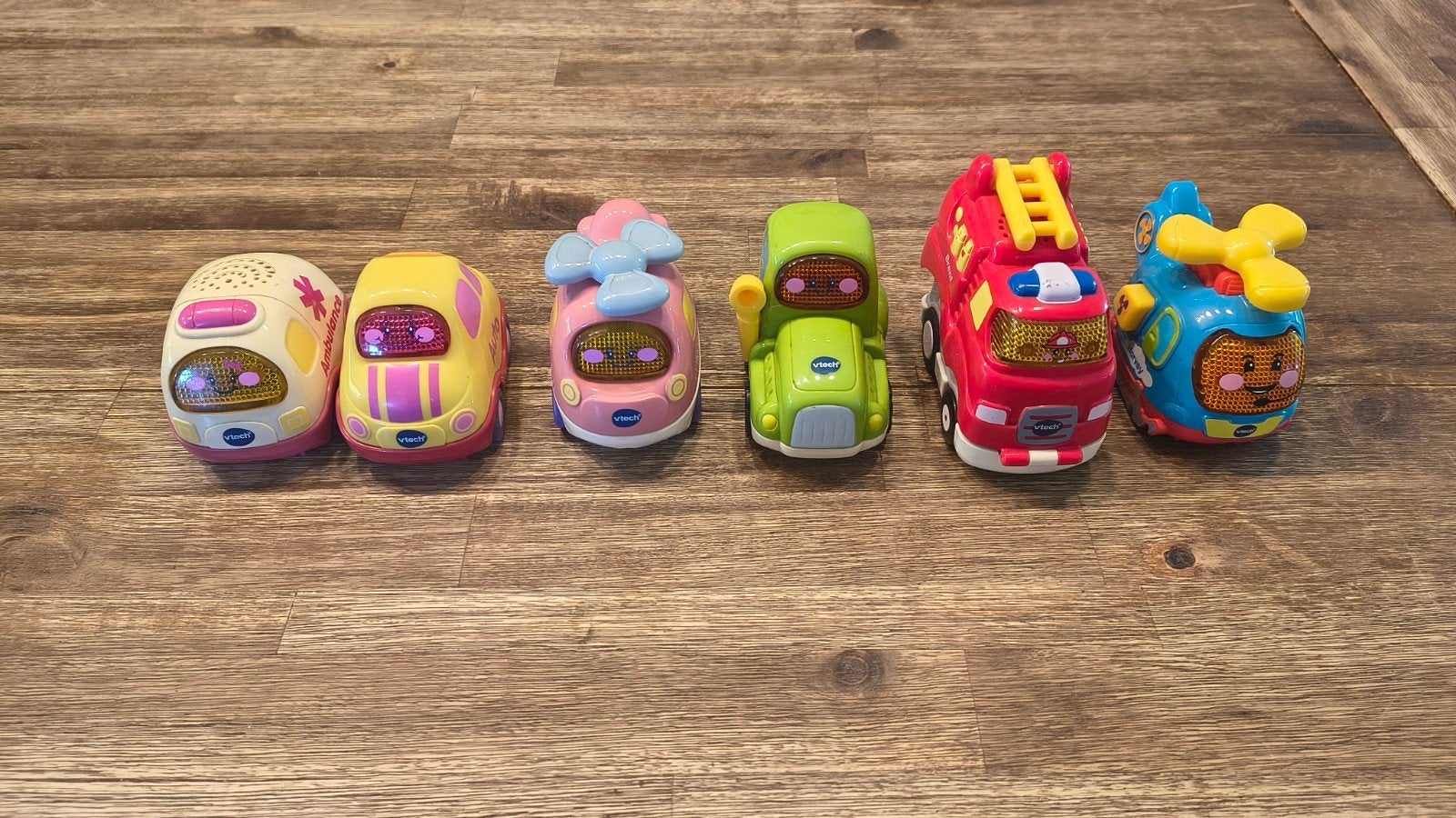 VTech Toet Toet Auto's - Set van 6 voertuigen, Ophalen of Verzenden, Gebruikt