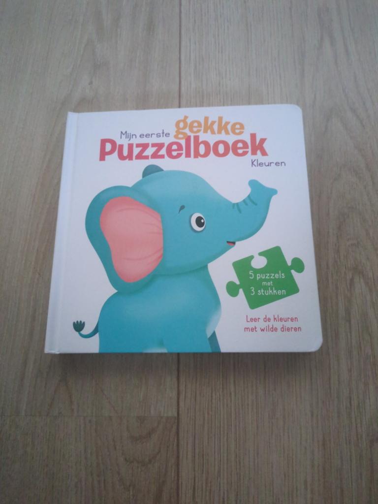 Kartonboekje met puzzels, Ophalen of Verzenden, Gelezen, 1 tot 2 jaar
