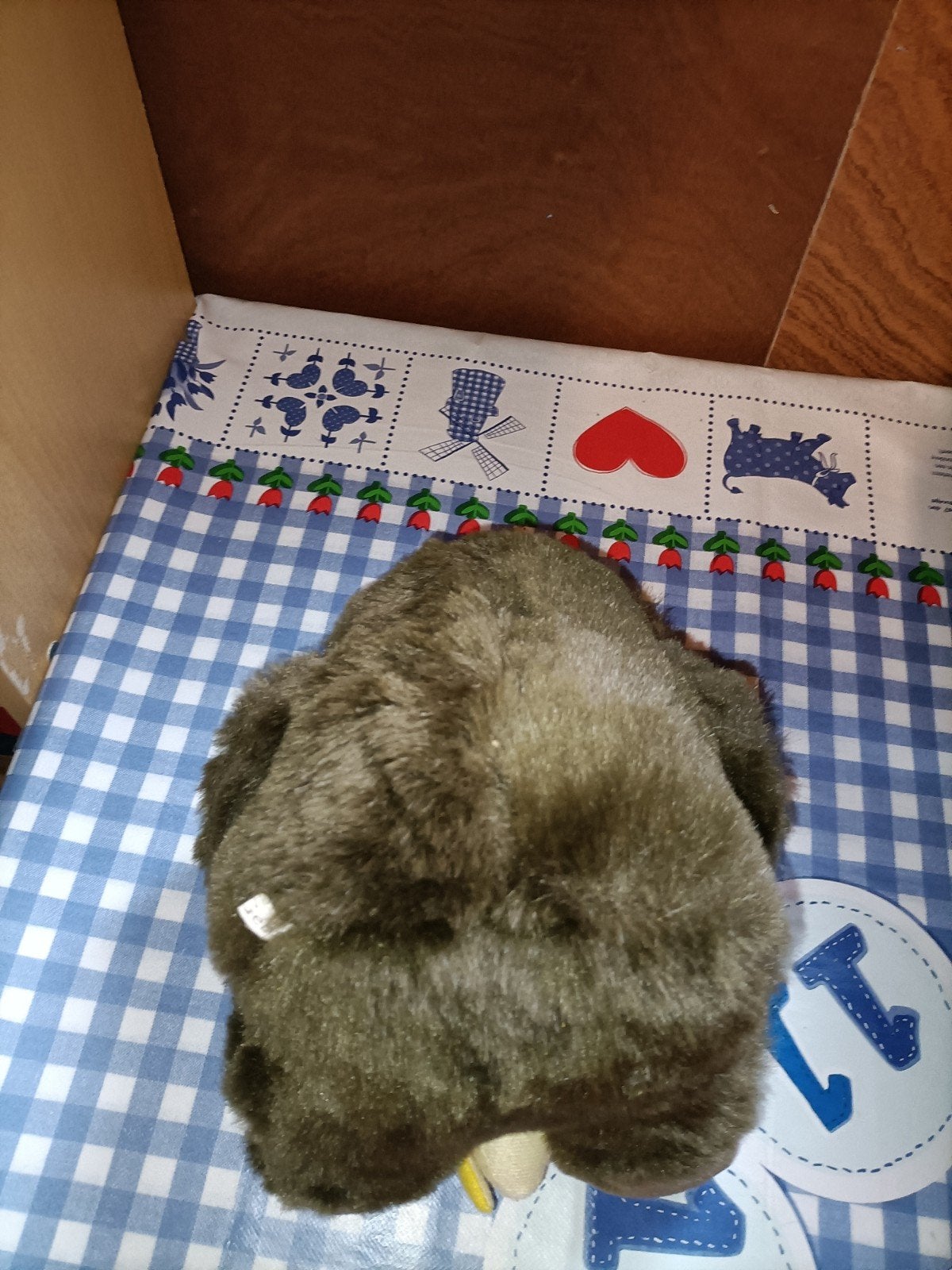 Aap knuffel met banaan, Ophalen of Verzenden, Zo goed als nieuw, Overige typen