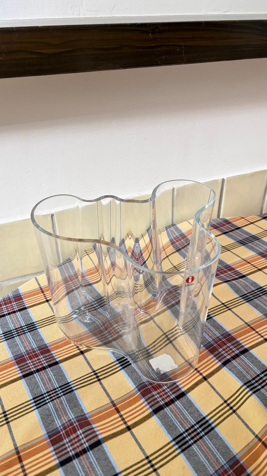 Iittala Aalto Vaas - Helder Glas - 160 mm, Ophalen of Verzenden