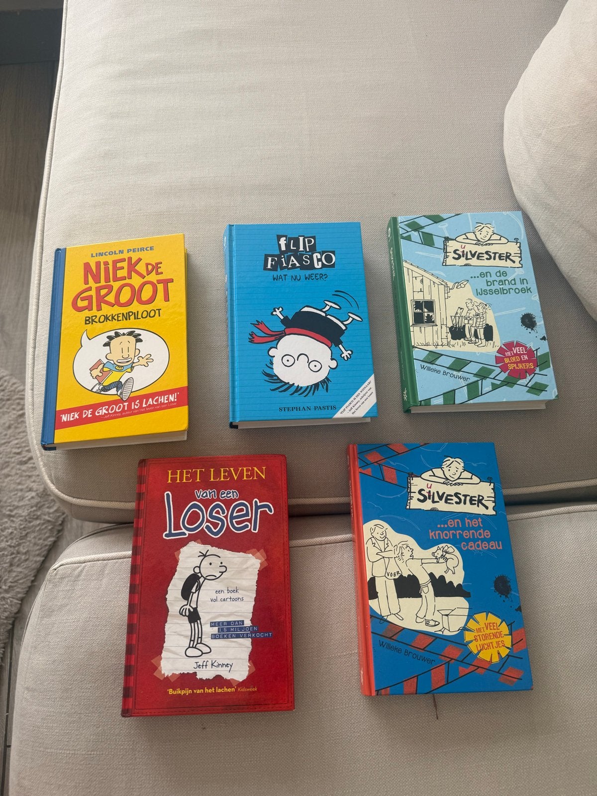 Kinderboeken: Niek de Groot, Flip Fiasco, Silvester, Loser, Ophalen, Gelezen, Fictie algemeen