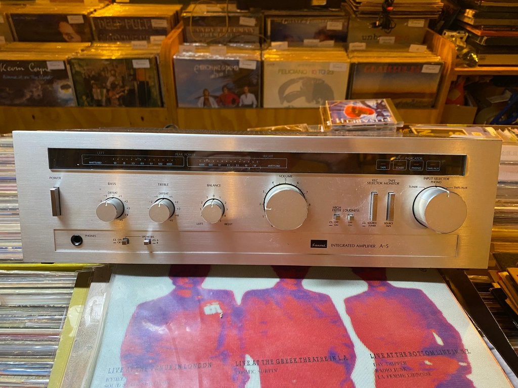 Sansui versterker A 5, Audio, Tv en Foto, Overige merken, -, -, Ophalen of Verzenden