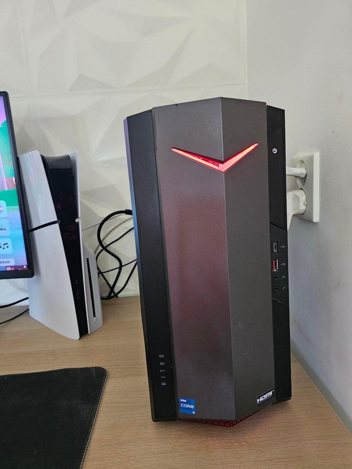 Acer Nitro 50 Gaming PC - i5-12400F, RTX 3060, 16GB RAM, 2 tot 3 Ghz, Ophalen of Verzenden, Zo goed als nieuw, Intel Core i5-12400F
