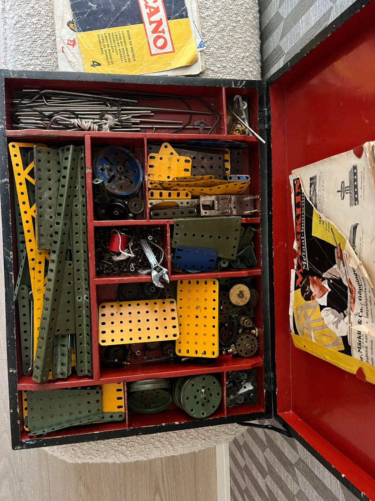 Metale meccano speelgoed, Overige materialen, Gebruikt, 60 cm of meer, Ophalen of Verzenden