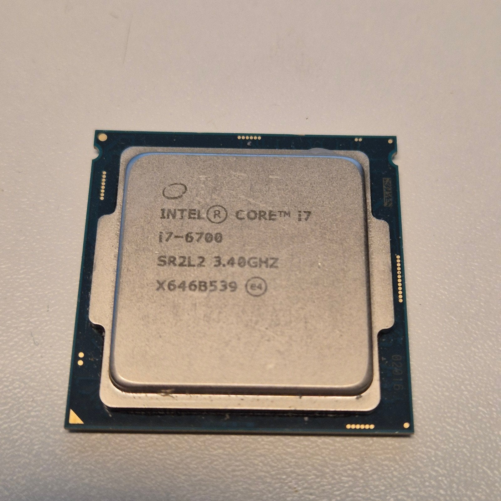 Intel Core i7-6700 Socket 1151 Processor, Computers en Software, Processors, Gebruikt, 4-core, 3 tot 4 Ghz, Verzenden