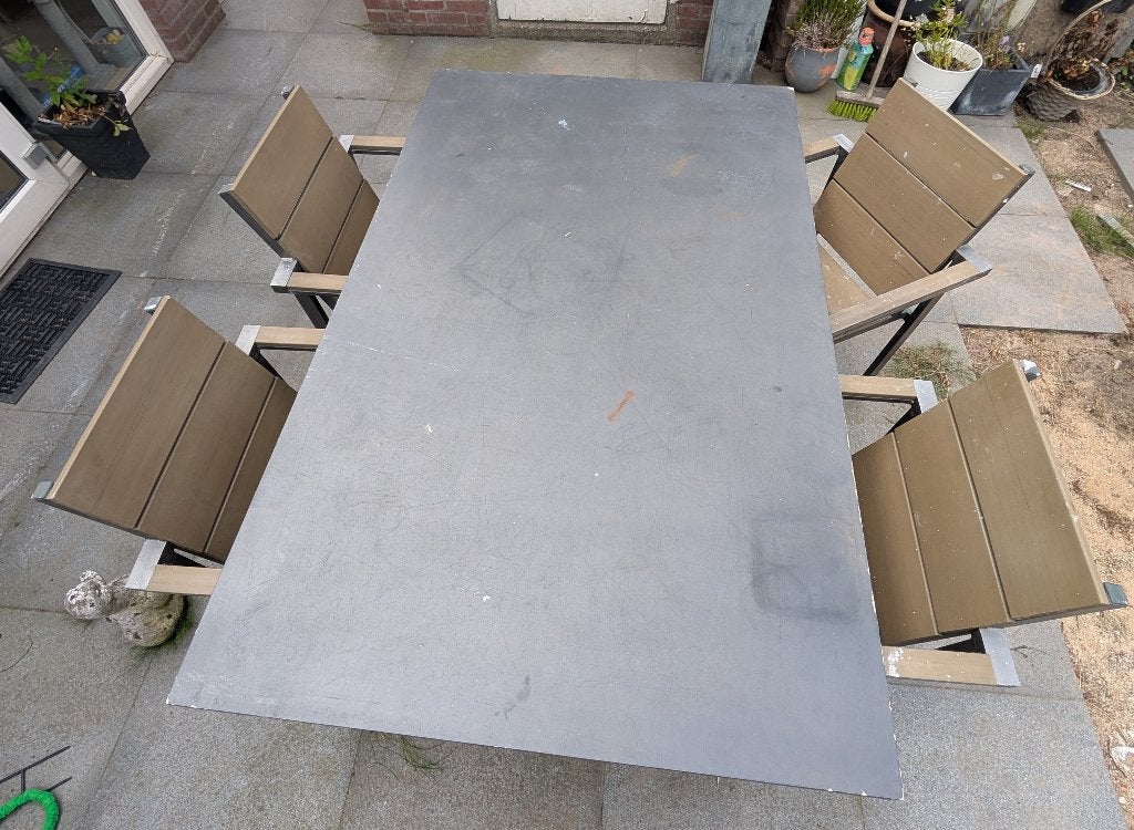 Tuinset, Tuin en Terras, Tuinsets en Loungesets, Ophalen, Gebruikt, Tuinset, Eettafel