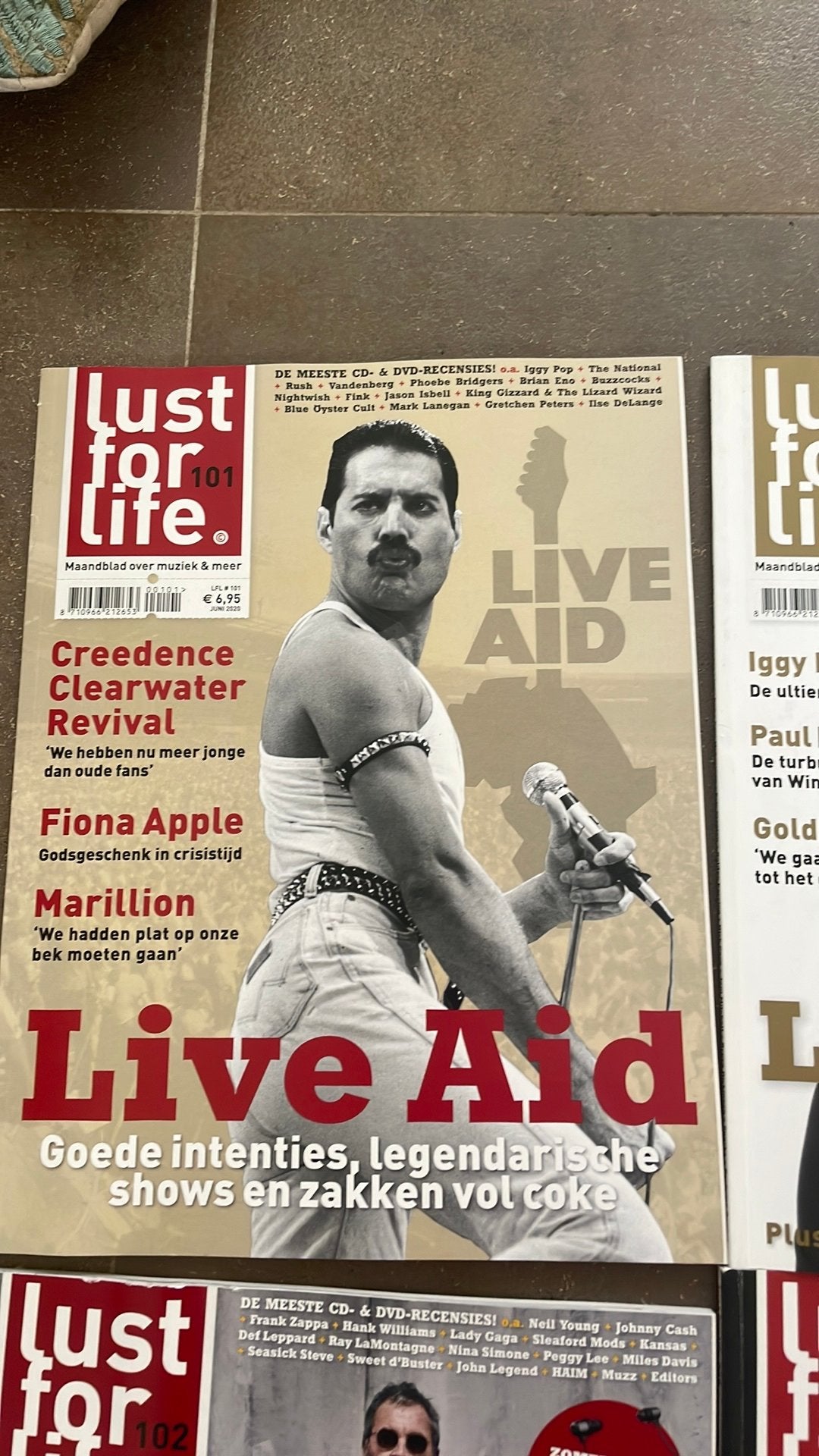Acht tijdschriften van Lust for Life, Ophalen of Verzenden, Zo goed als nieuw, Muziek, Film of Tv