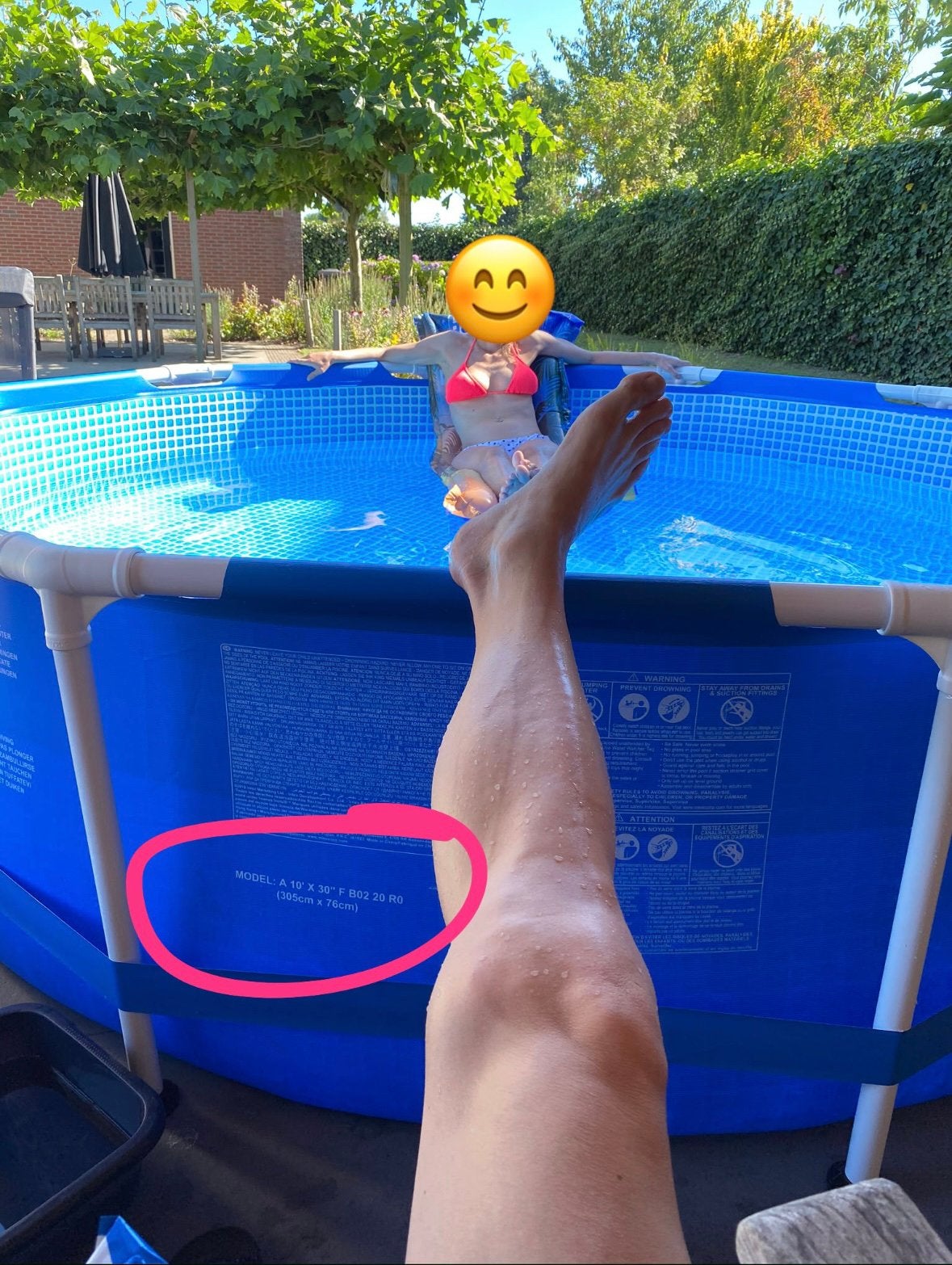 Zwembad 3 meter doorsnee 76cm diep, Tuin en Terras, Ophalen, Minder dan 80 cm, Rond, 300 cm of meer