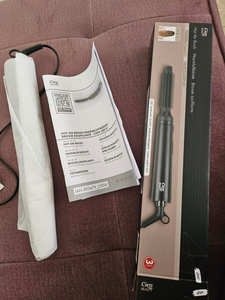 Cien Hot air brush/warm borstel, Ophalen of Verzenden, Nieuw, Krultang of Stijltang