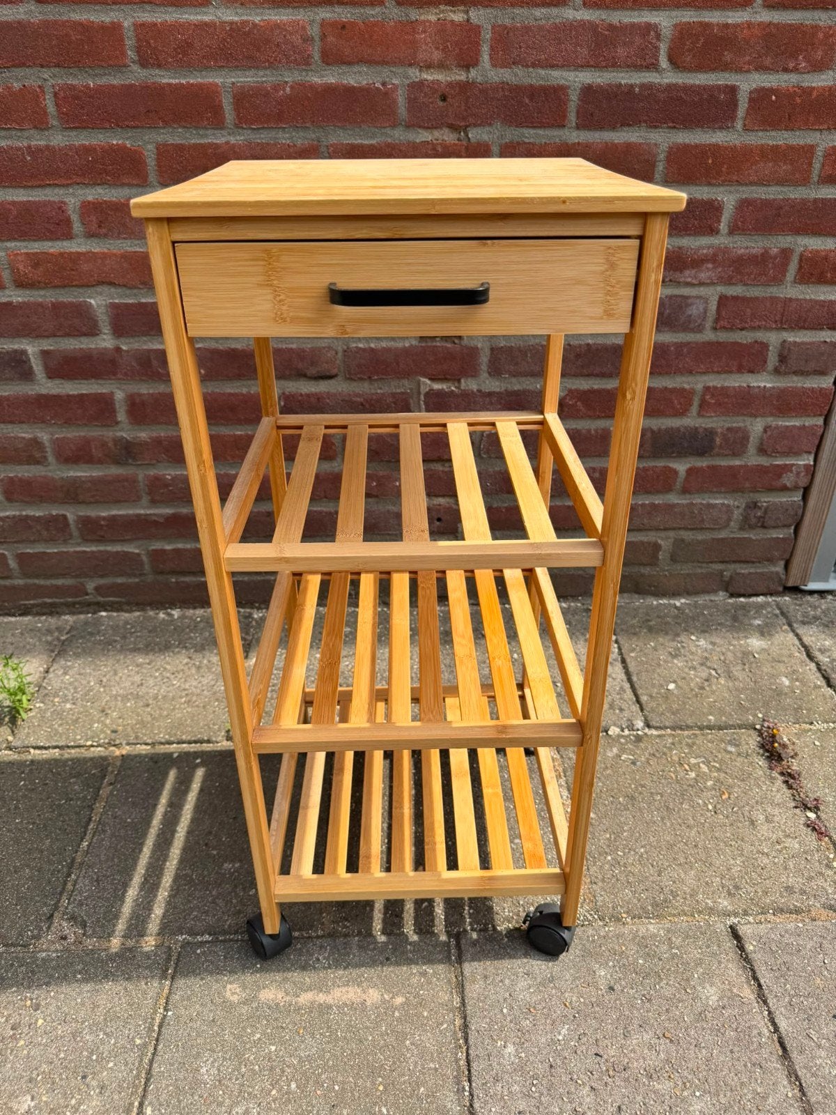 keuken trolley, Ophalen, Minder dan 50 cm, Bruin, Minder dan 100 cm