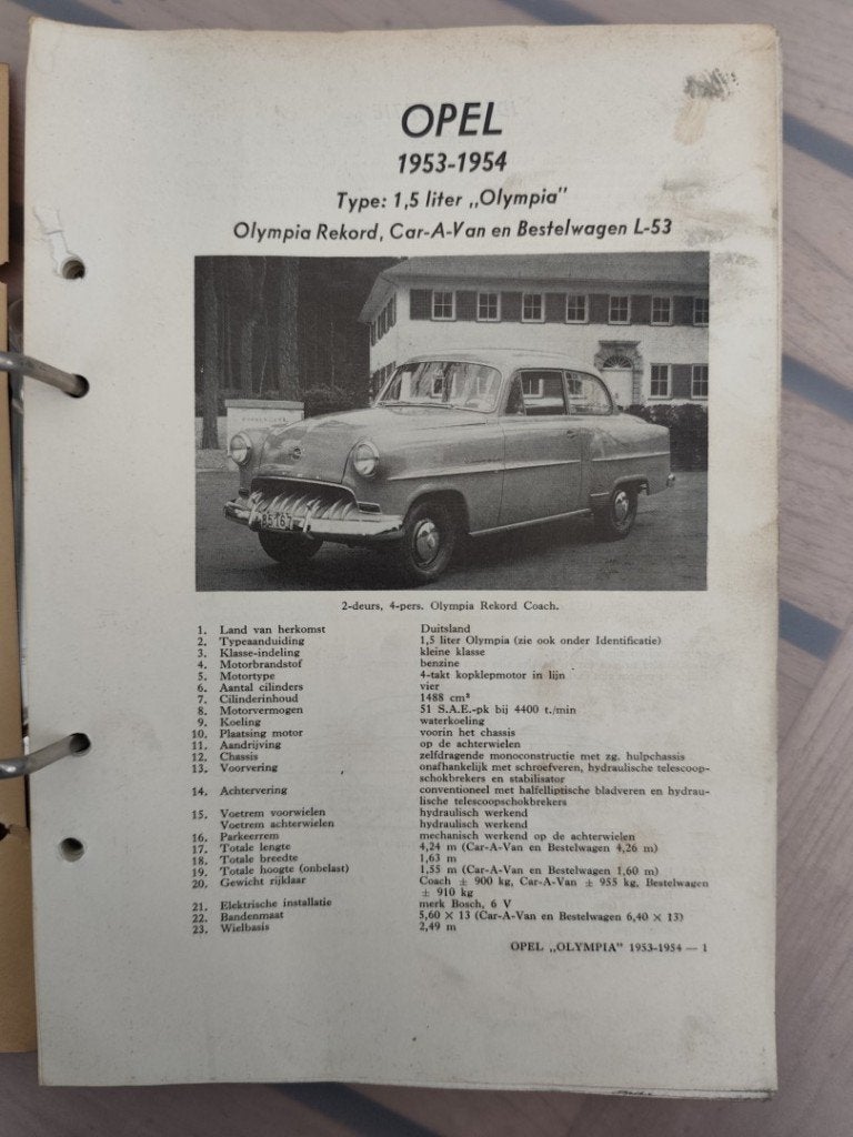 Opel werkplaats handboeken classic, Ophalen of Verzenden