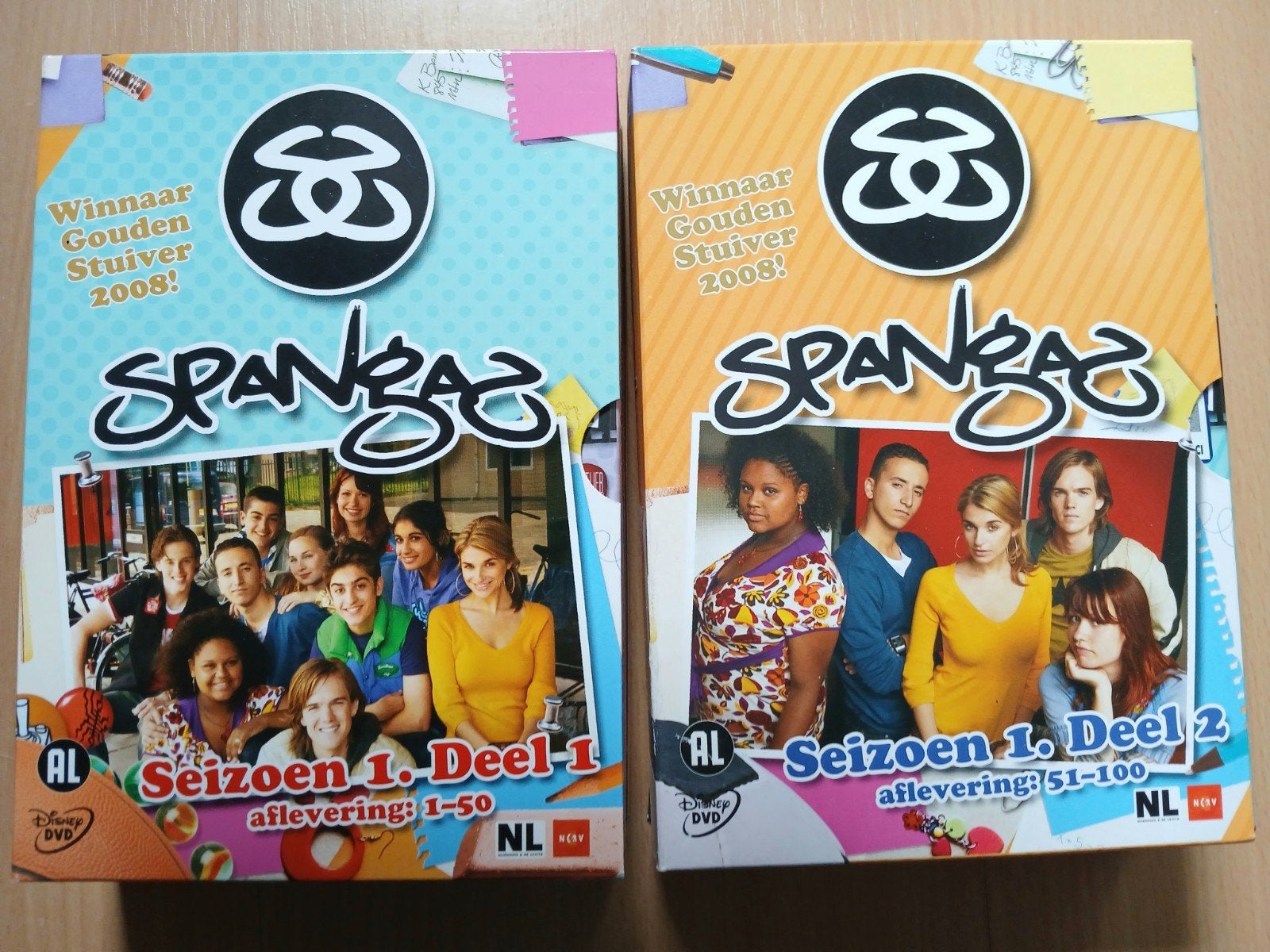spangas ( comple serie 1 ), Alle leeftijden, Ophalen of Verzenden, Zo goed als nieuw, Actie en Avontuur