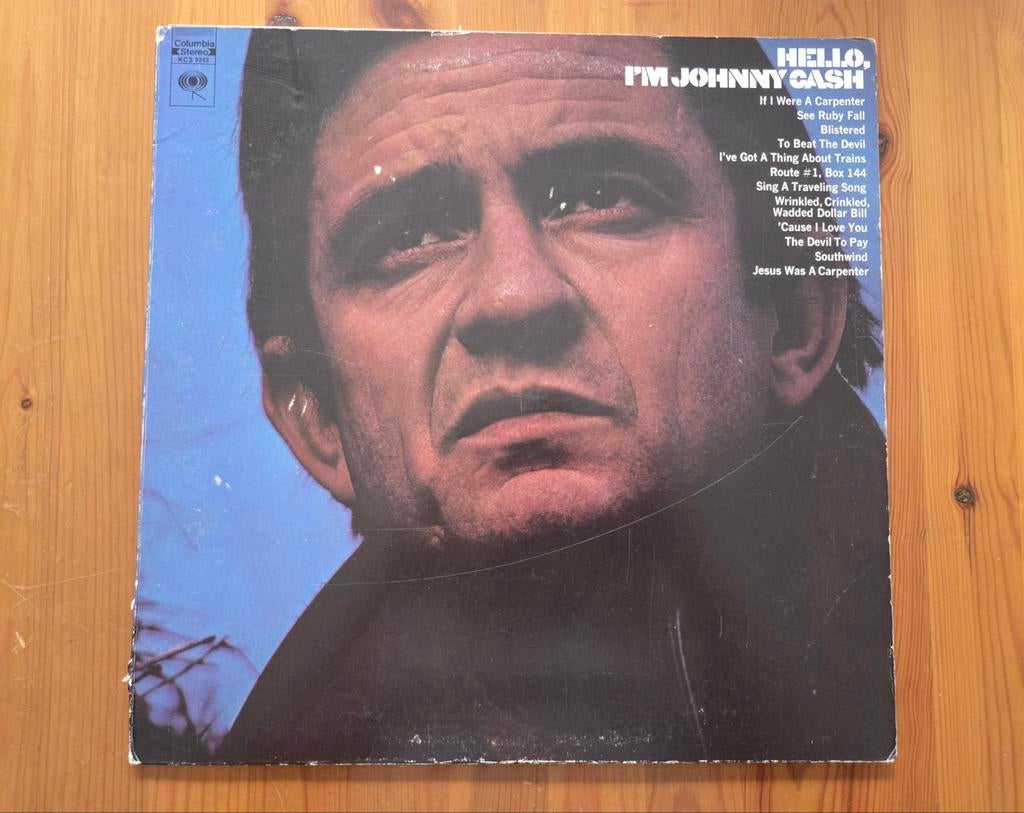 Johnny Cash - Hello, I'm Johnny Cash, Ophalen of Verzenden, 1970 - 1979, Gebruikt, 12 inch