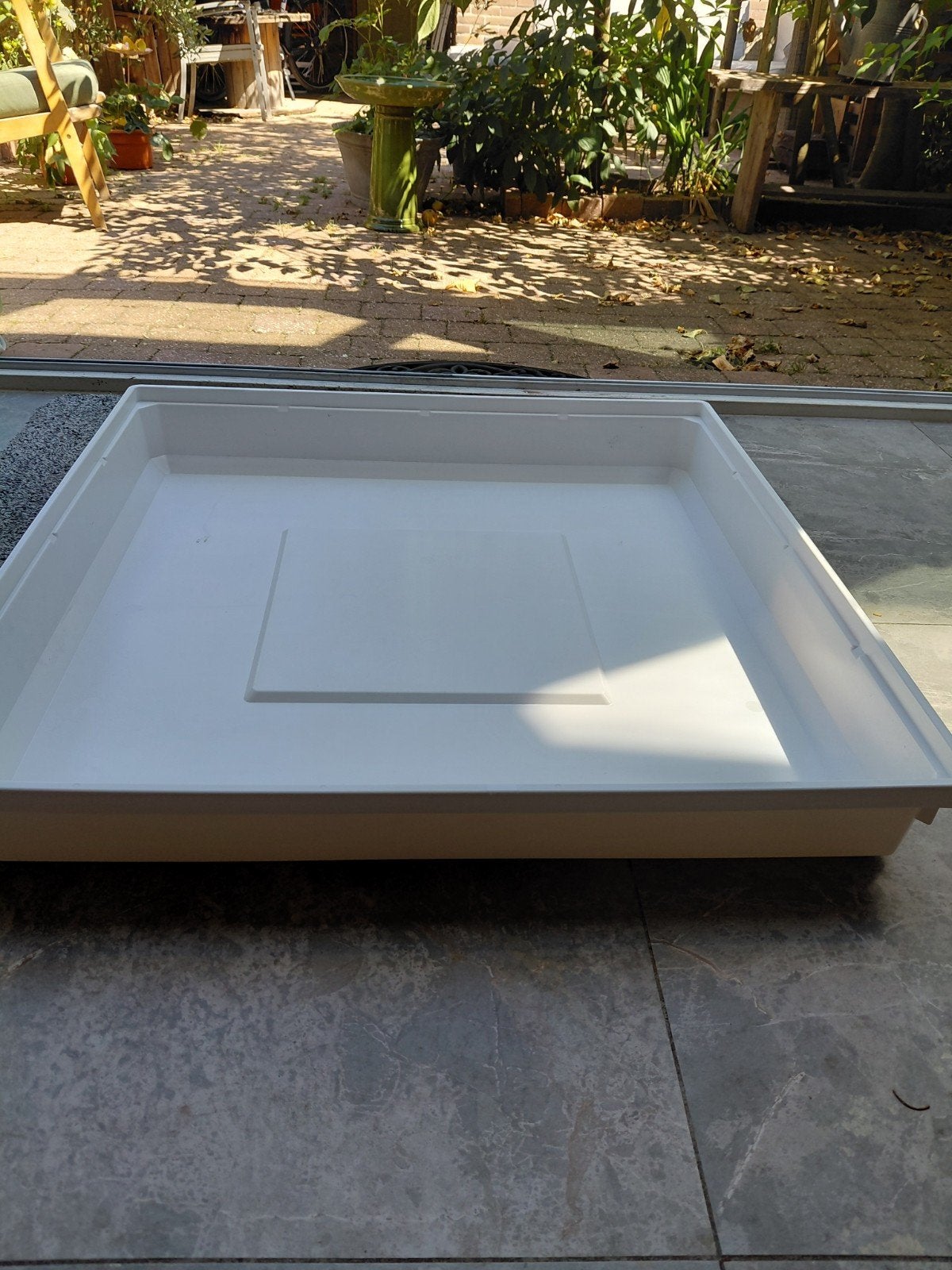 wateropvangbak voor onder wasmachine., Ophalen, Nieuw