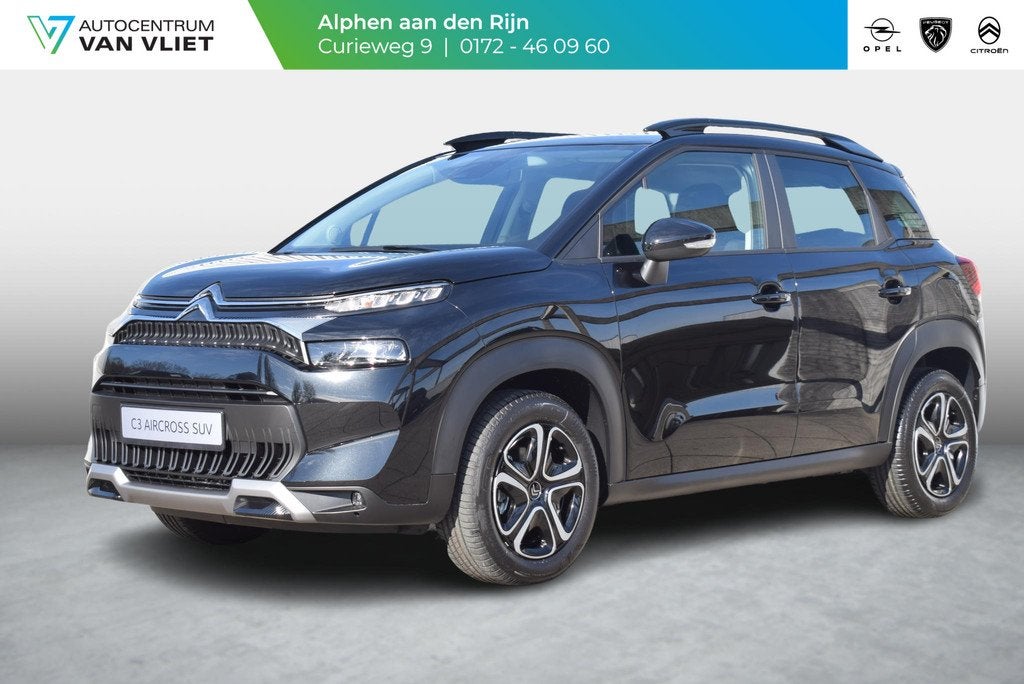 Citroen C3 Aircross 1.2 TURBO 110pk Feel | Apple Carplay/And, Auto's, Citroën, Voorwielaandrijving, Euro 6, 1199 cc, Zwart