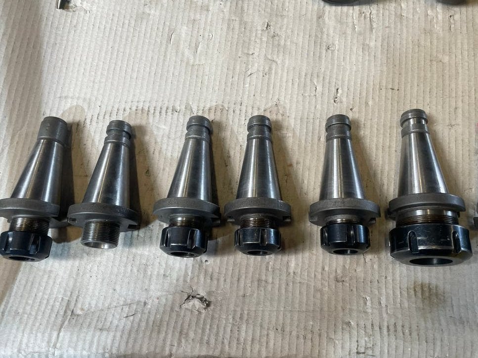 Schaublin Spantanghouders (7 stuks) voor Freesmachines, Ophalen, Gebruikt