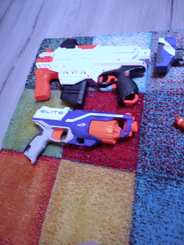 Nerf en X-Shot Blasters met Doel en Veel Darts, Ophalen, Zo goed als nieuw, Jongen of Meisje