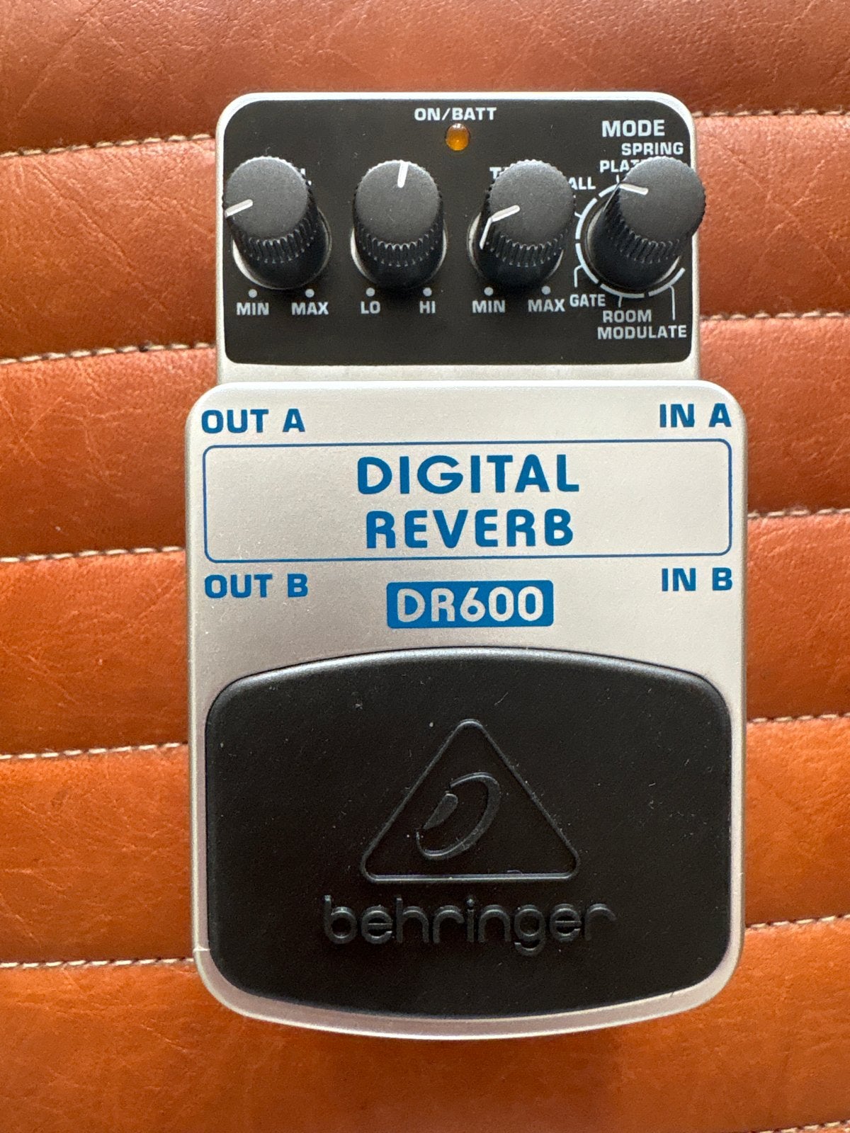 Behringer DR600 Digital Reverb gitaarpedaal, Ophalen of Verzenden, Zo goed als nieuw, Reverb
