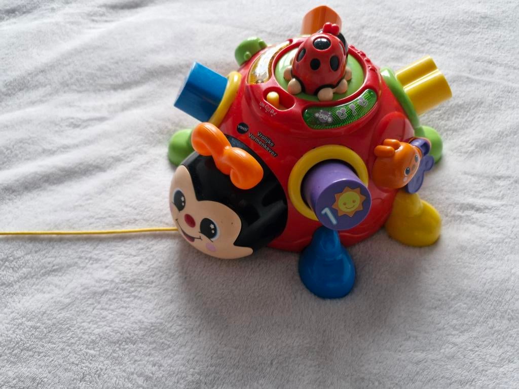 Vtech Interactief Lieveheersbeestje - Vormen & Geluiden, Ophalen of Verzenden, Zo goed als nieuw, 6 maanden tot 2 jaar